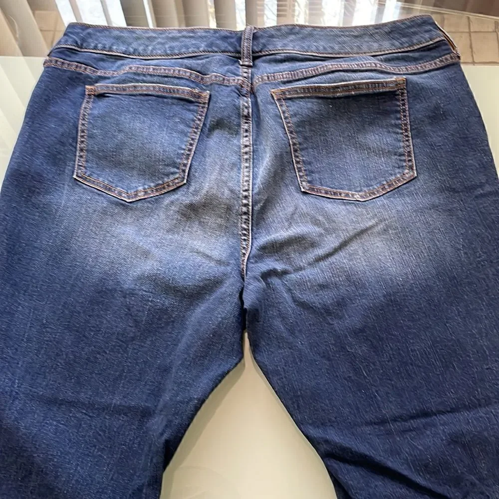 Torrid denim we swear by the fit 16s dark blue wash